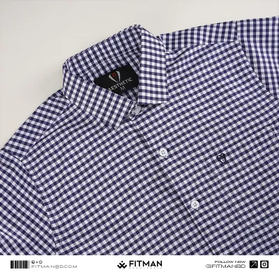 Men’s Tailored Full Sleeve Check Shirt(POSH)